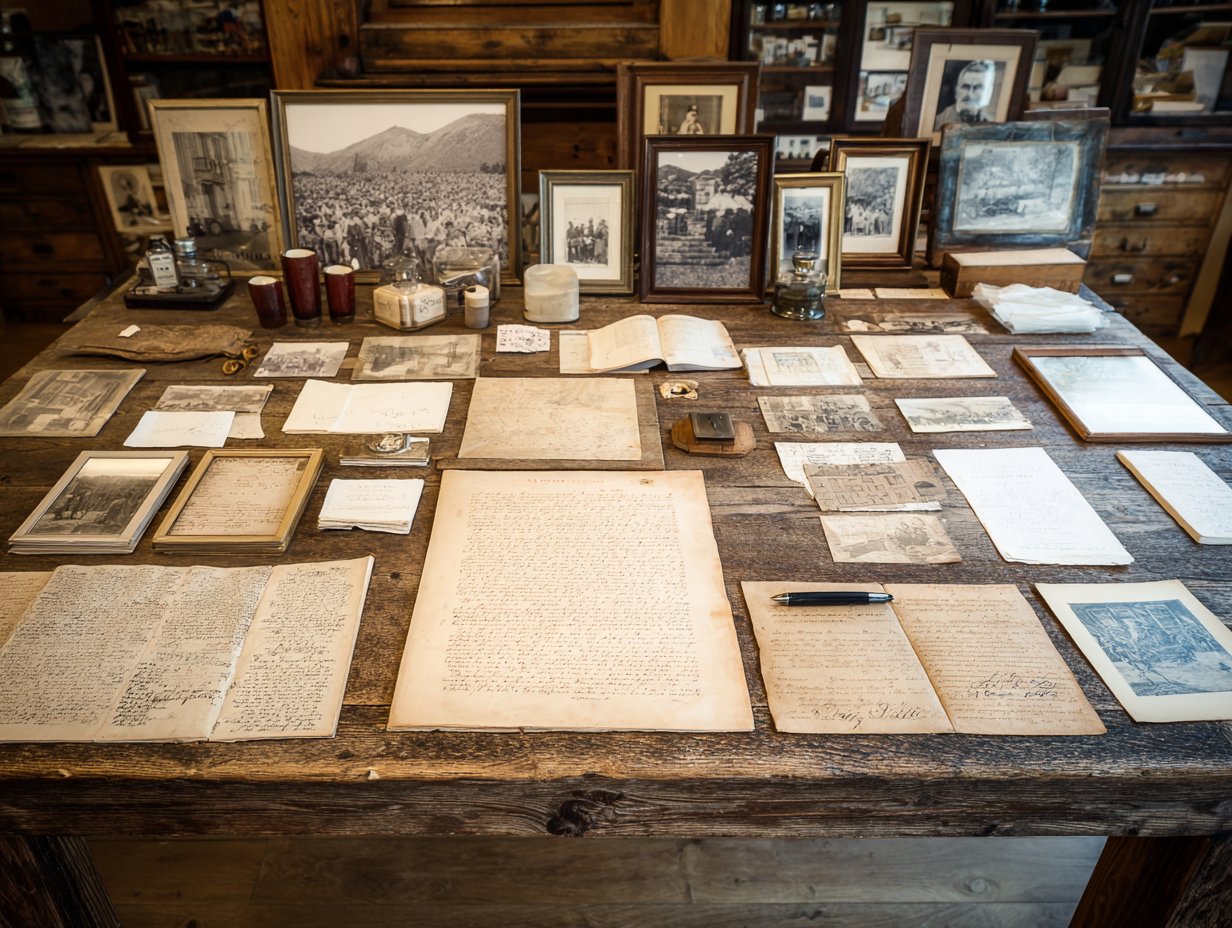 Historic documents from the archive