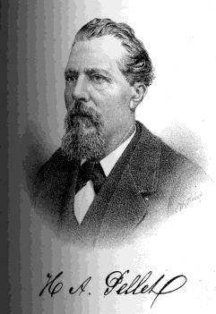 Portrait engraving of H. A. Pellet (SHHS collection)