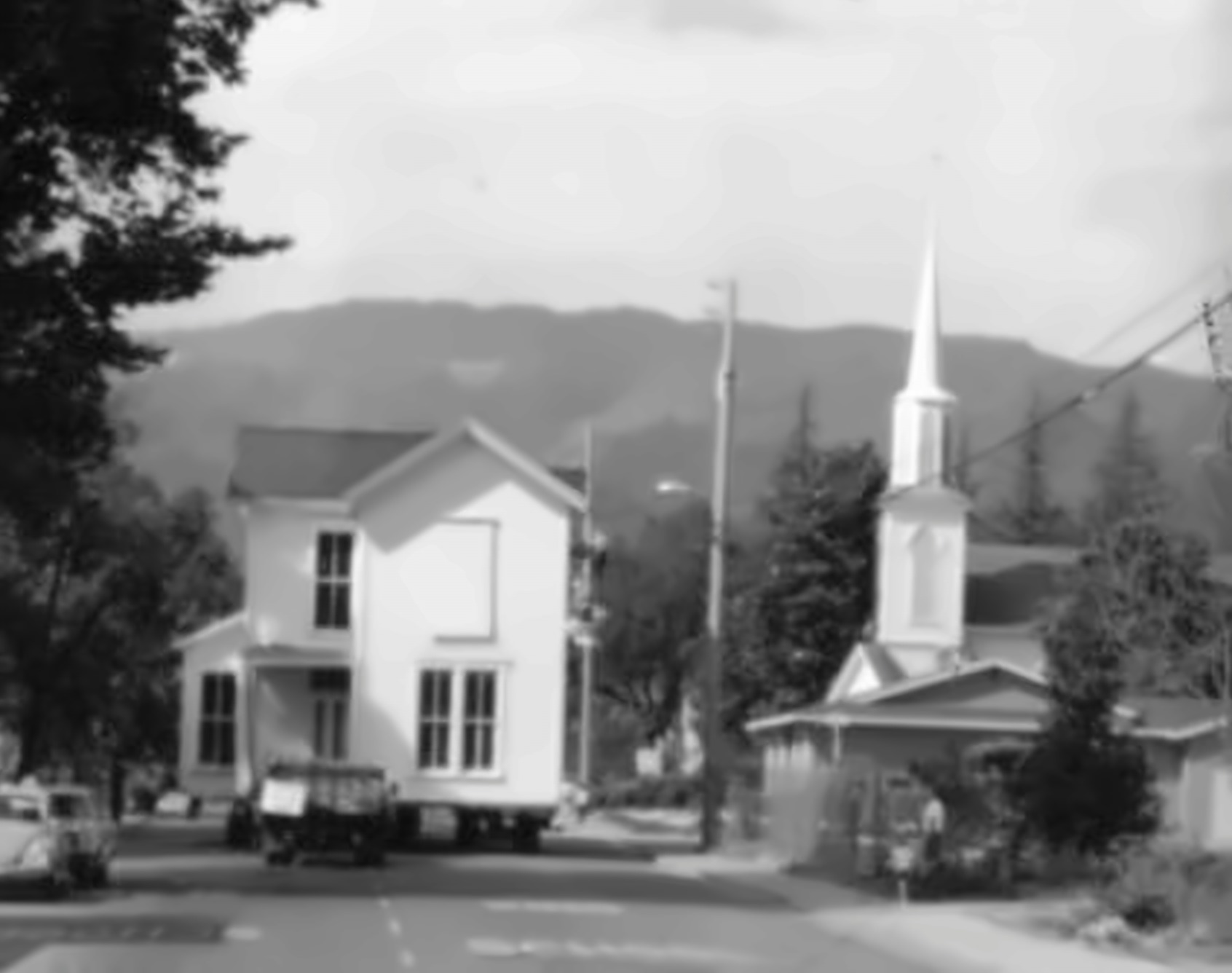 Historic St. Helena street scene (St. Helena Historical Society collection)