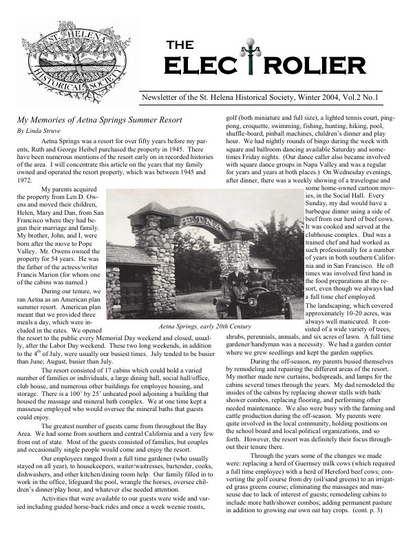 February 2004 newsletter cover