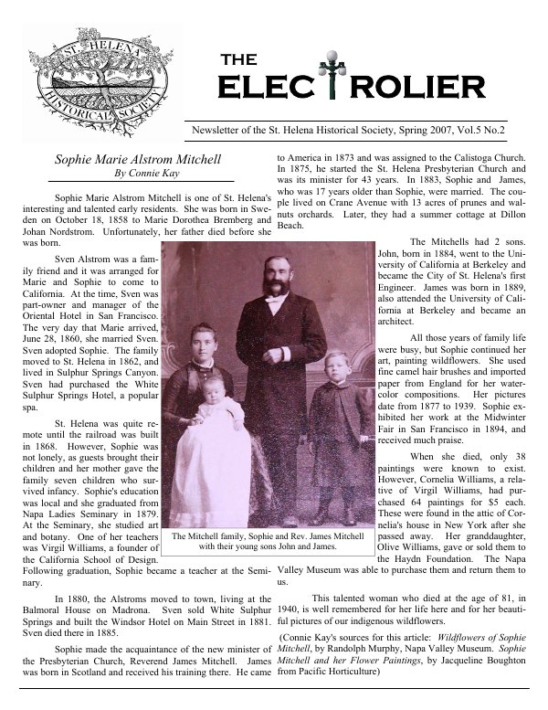 May 2007 newsletter cover