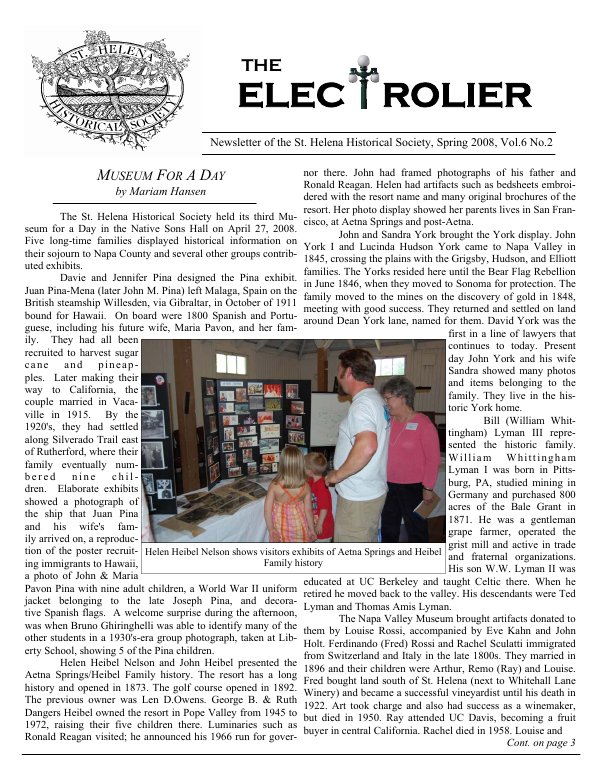 June 2008 newsletter cover