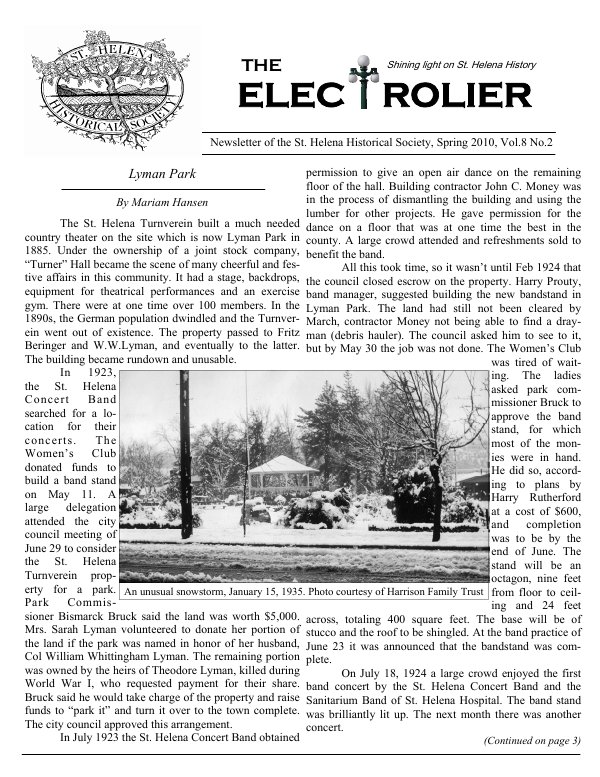 June 2010 newsletter cover