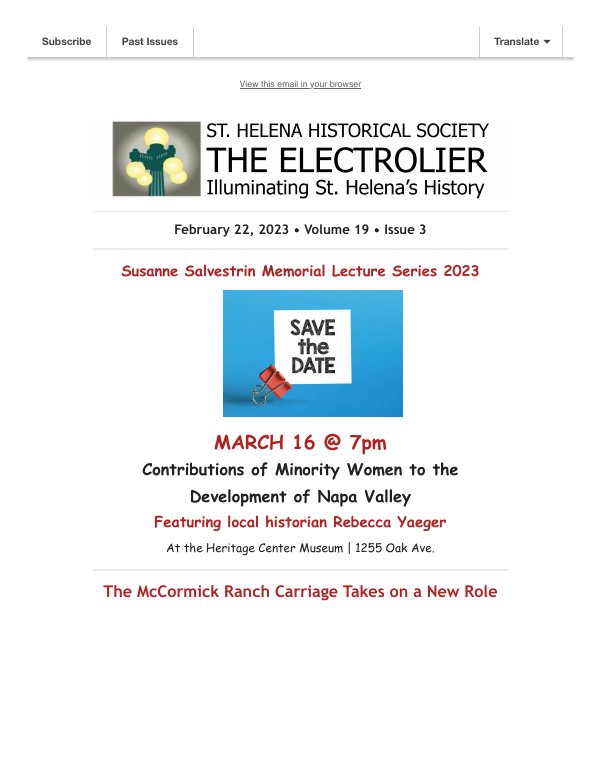 February 22, 2023 newsletter cover