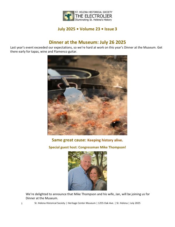 July 2025 newsletter cover