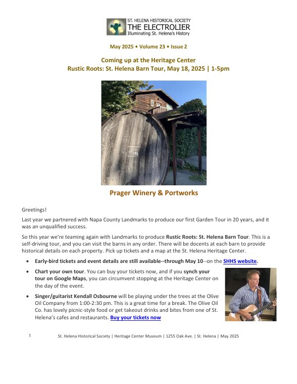 May 2025 newsletter cover